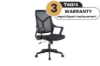 Picture of [FLOOR MODEL CLEARANCE] ELYSIAN Mid Back Office Chair (Black)