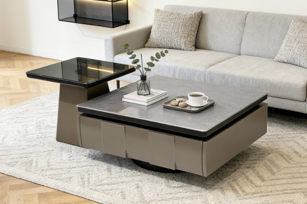 Picture of [FLOOR MODEL CLEARANCE]LUSTER 2-Drawer Coffee Table Set