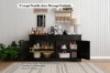 Picture of [FLOOR MODEL CLEARANCE]MORTI 165 4-Door Buffet (Black)