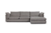 Picture of [FLOOR MODEL CLEARANCE] SERENA Feather-Filled Sectional Fabric Sofa - Chaise Facing Left